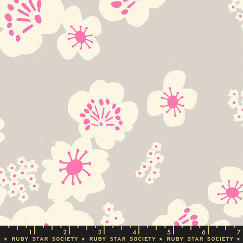 PREORDER CANVAS Paper Cuts 2 Hana Florals in Sandbox RS1115 13L - Ruby Star Society Sold by the Yard